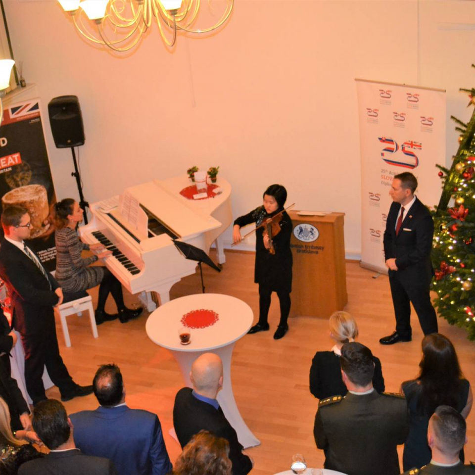 British Embassy Singing