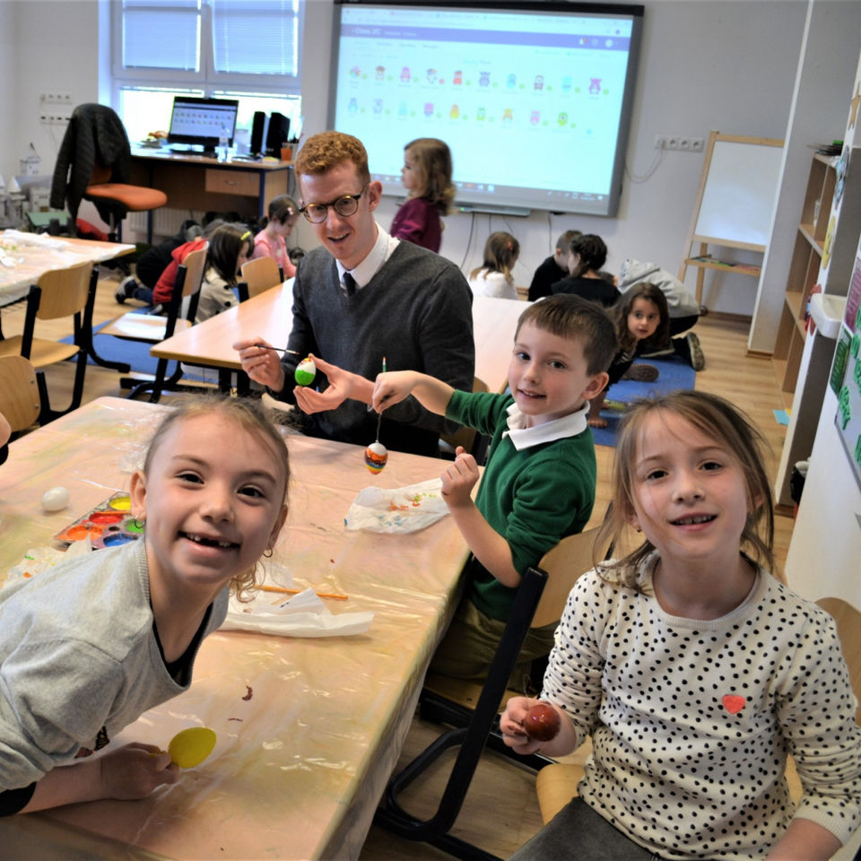 Easter Egg hunt and painting