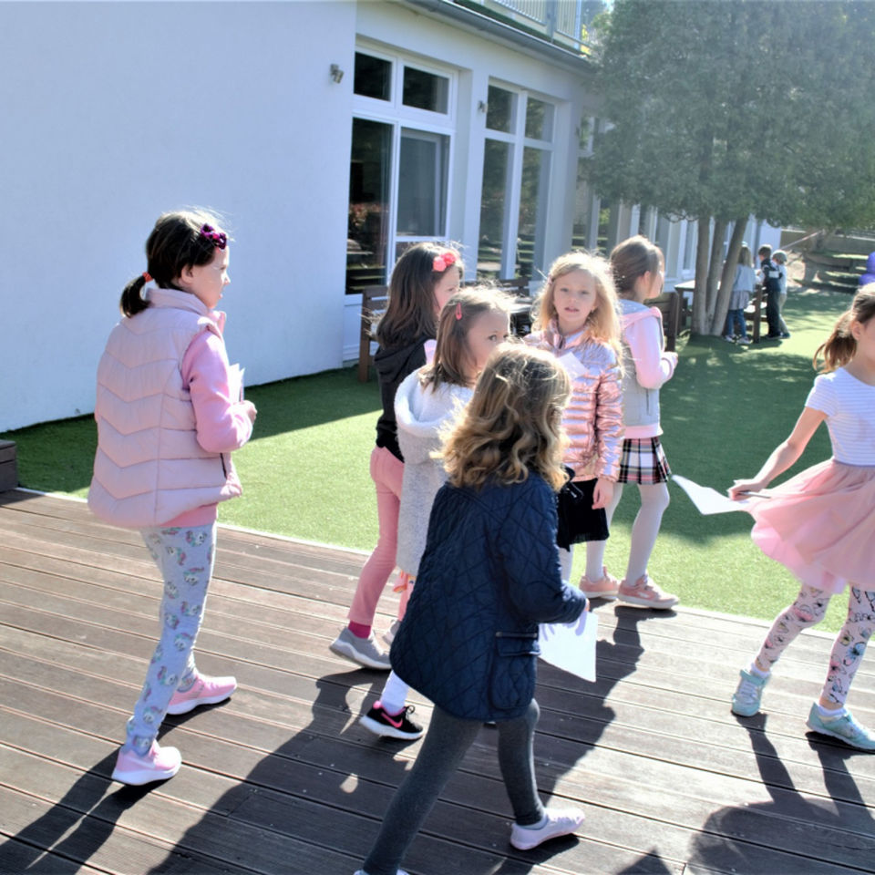 Easter Egg hunt and painting