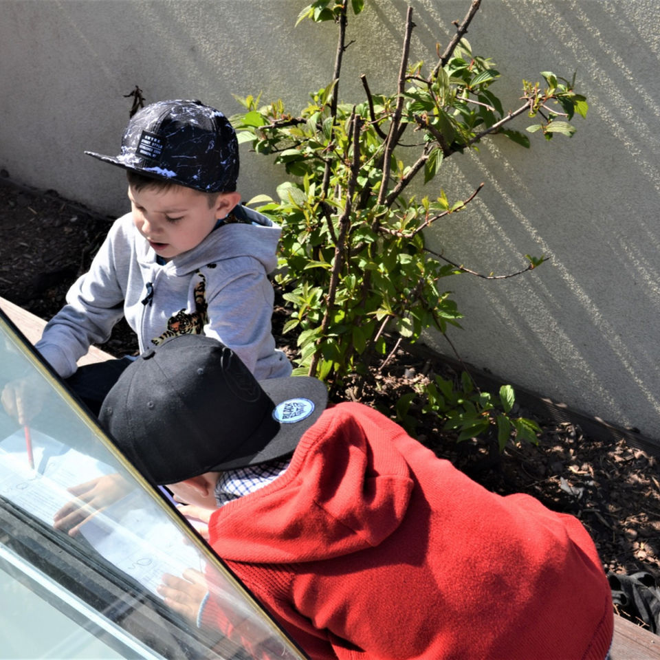 Easter Egg hunt and painting