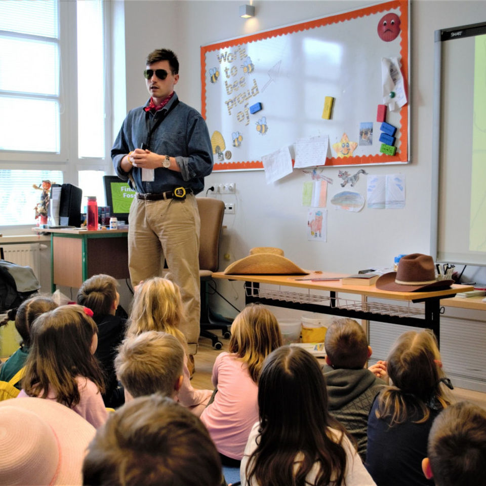 Paleontological session of Y2 with Mr Luke
