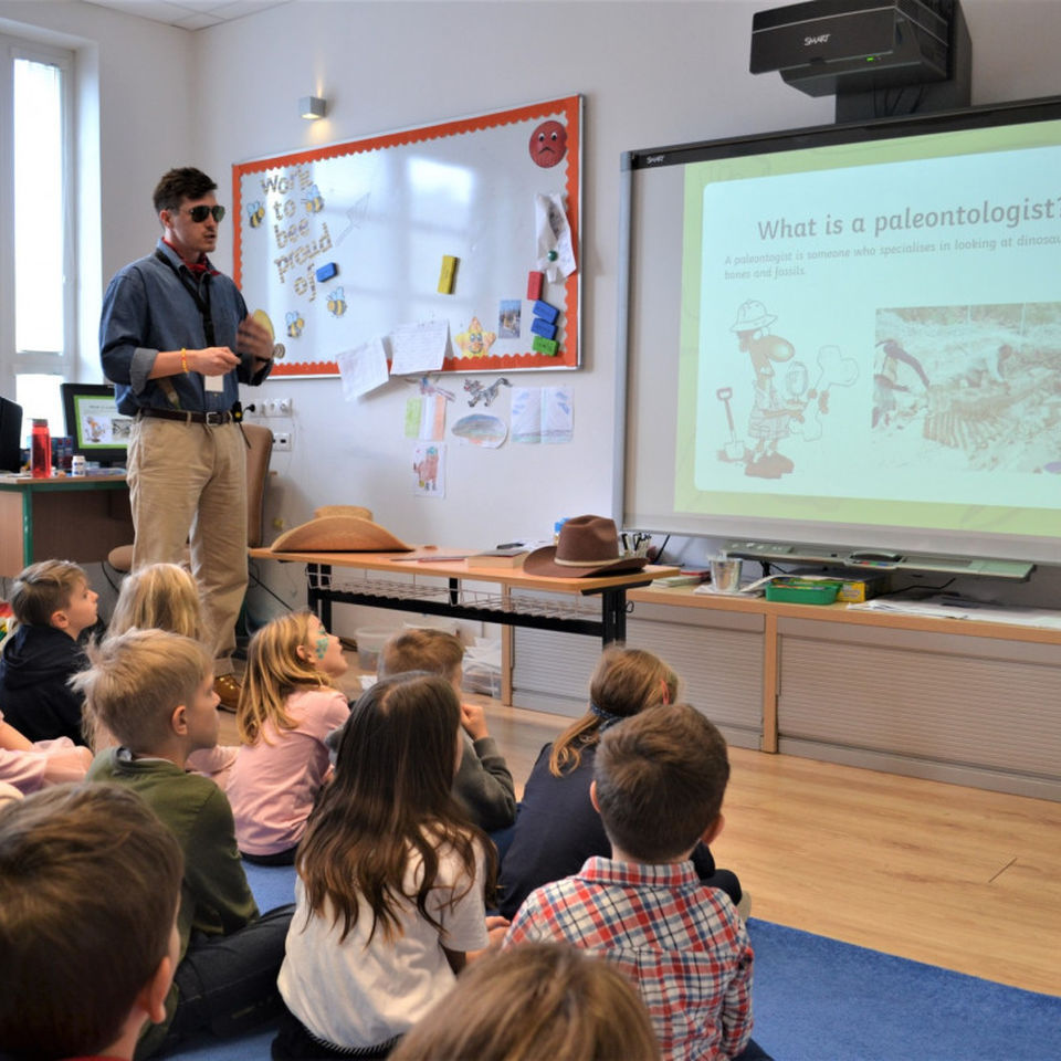 Paleontological session of Y2 with Mr Luke