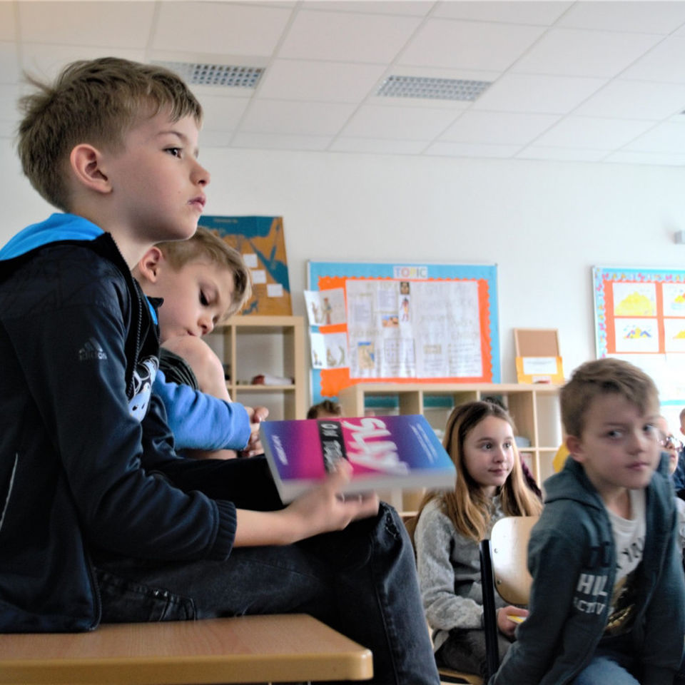 Trio publishing reads to CIS students